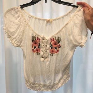Hollister floral top